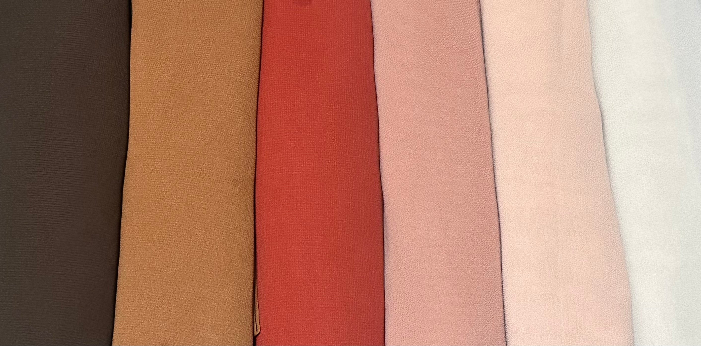 Desert Sunset Chiffon Hijab Set