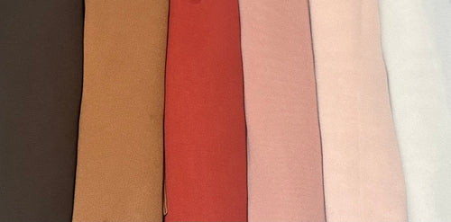 Desert Sunset Chiffon Hijab Set