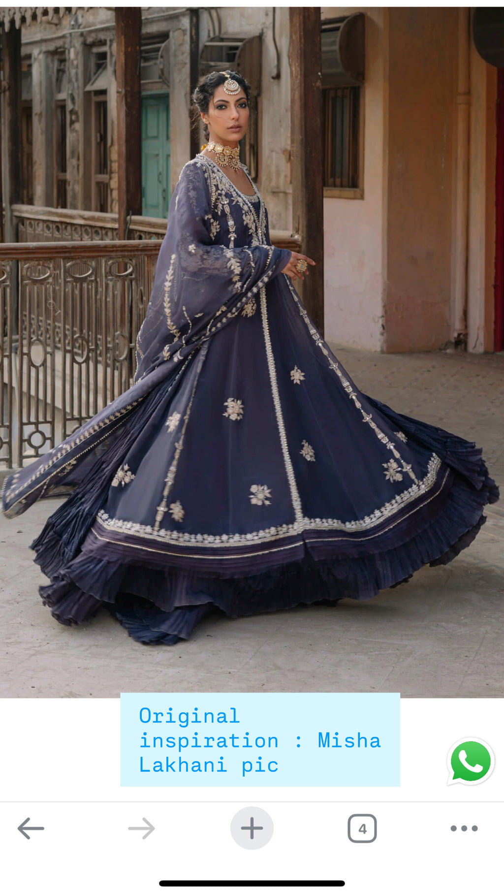 Misha Lakhani inspired 3 pc set