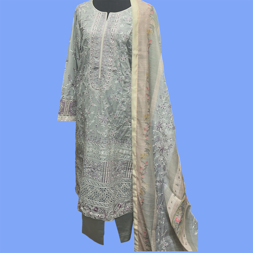 Chikankari 3 pcs set
