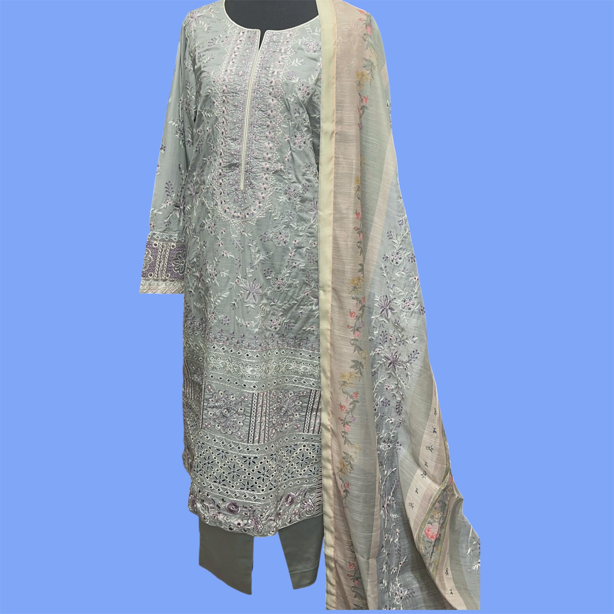 Chikankari 3 pcs set