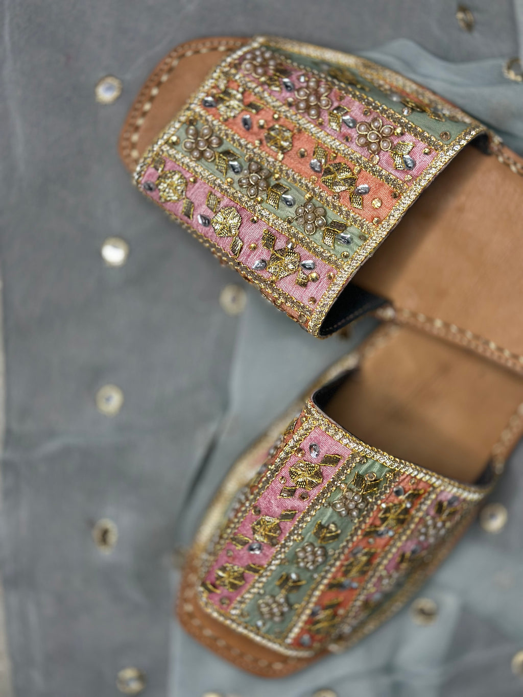 The gota-dabka festive sandal