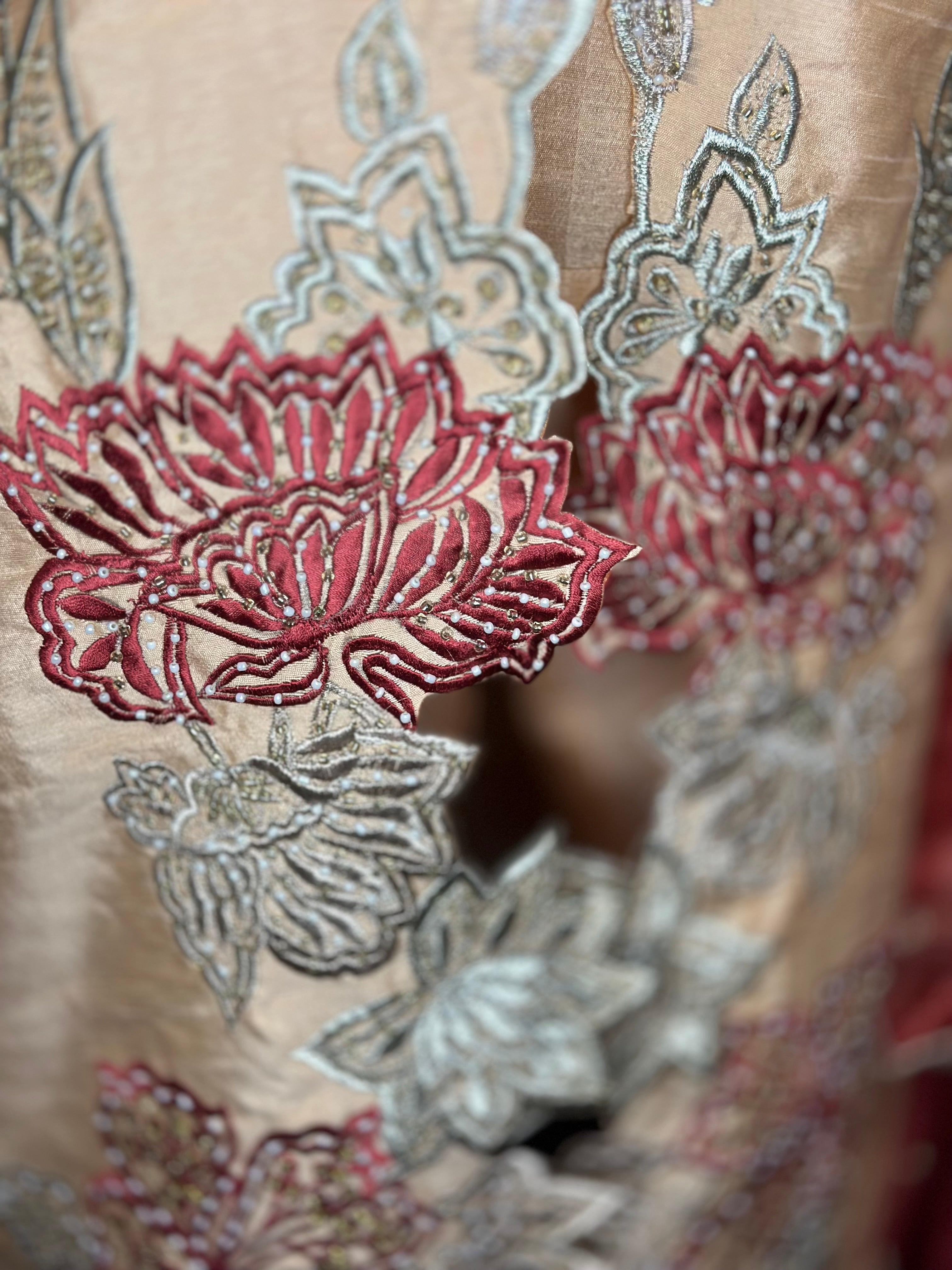 Designer-inspired- 4 pcs hand embellished set