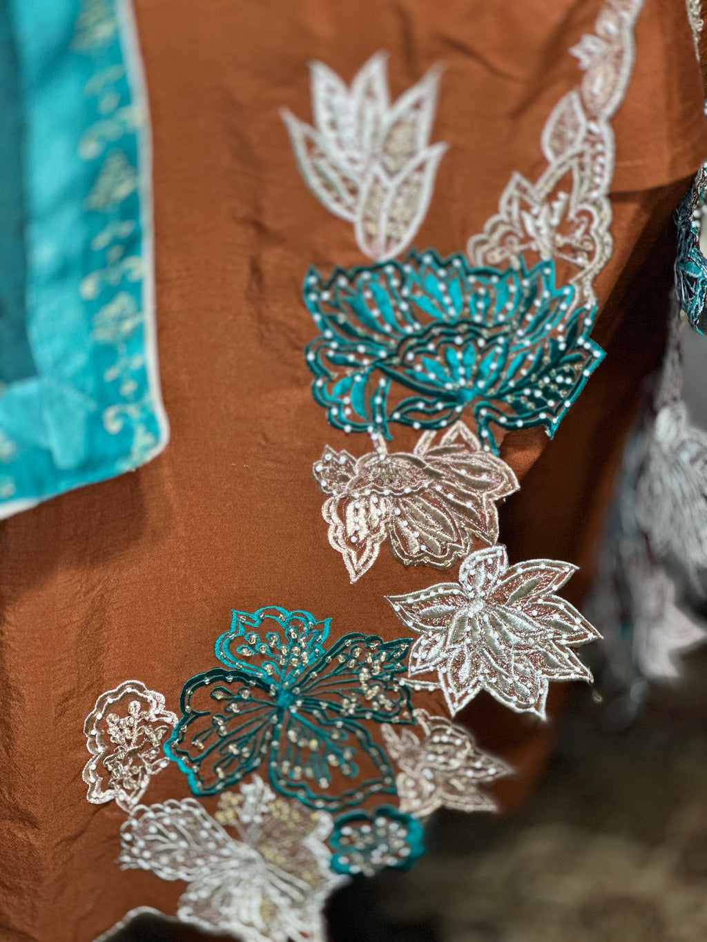 Designer-inspired- 4 pcs hand embellished set