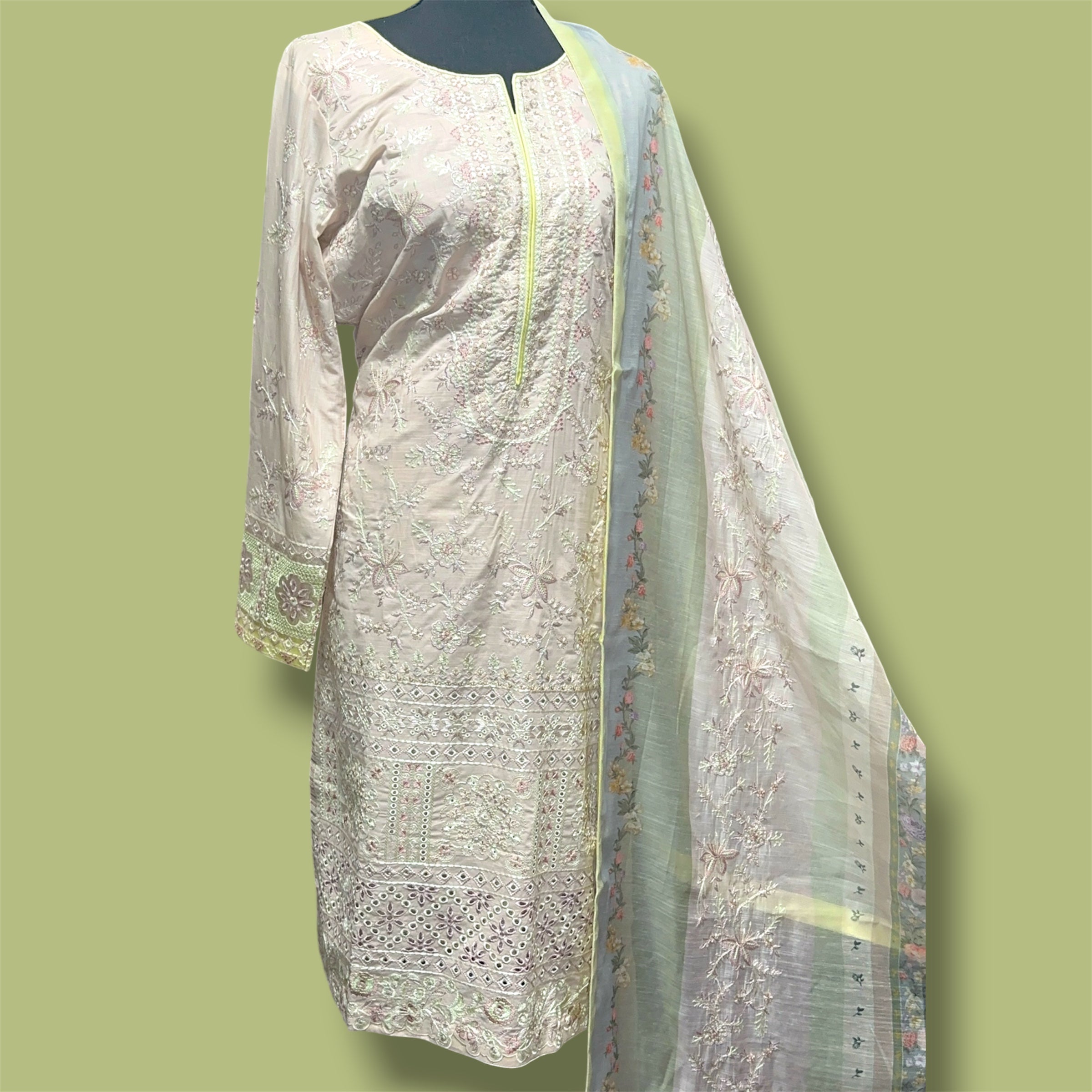 Chikankari 3 pcs set