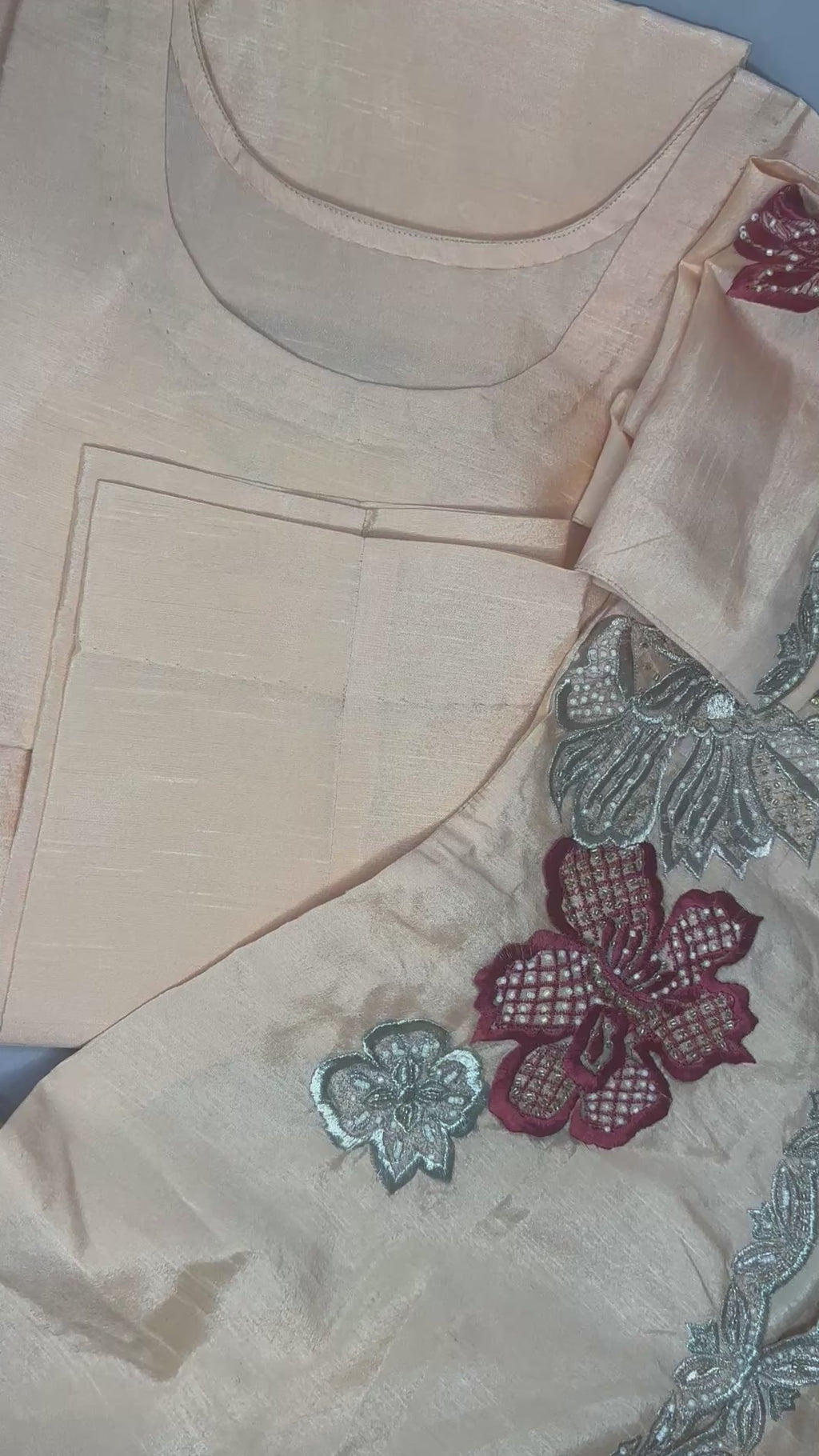 Designer-inspired- 4 pcs hand embellished set