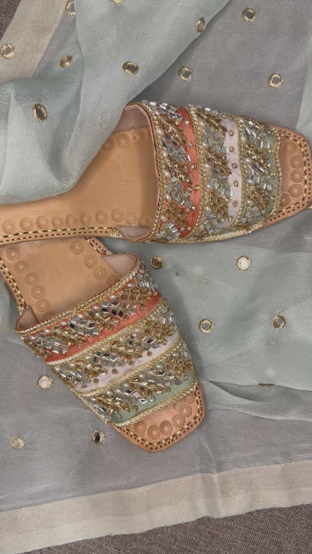 The festive handworked sandal