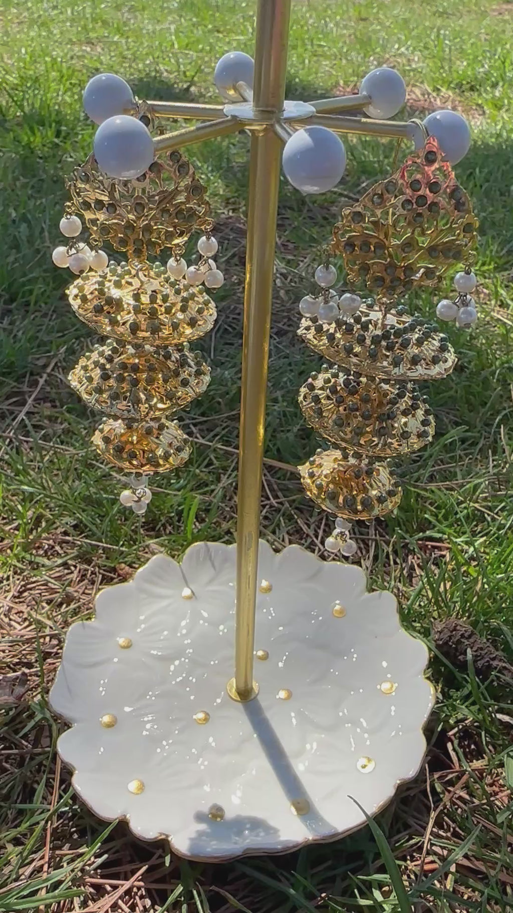 Turkish layered jhumka