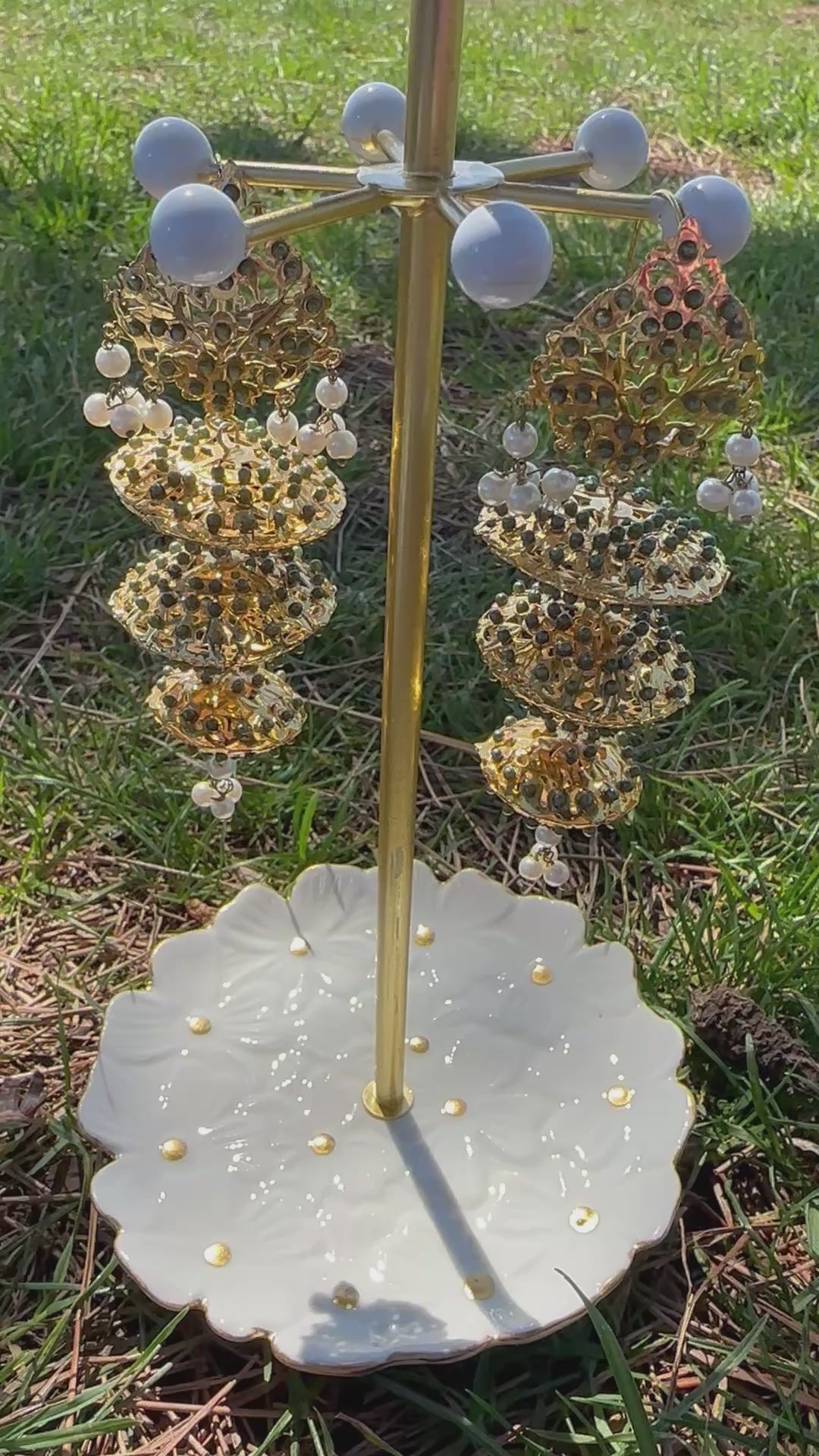 Turkish layered jhumka
