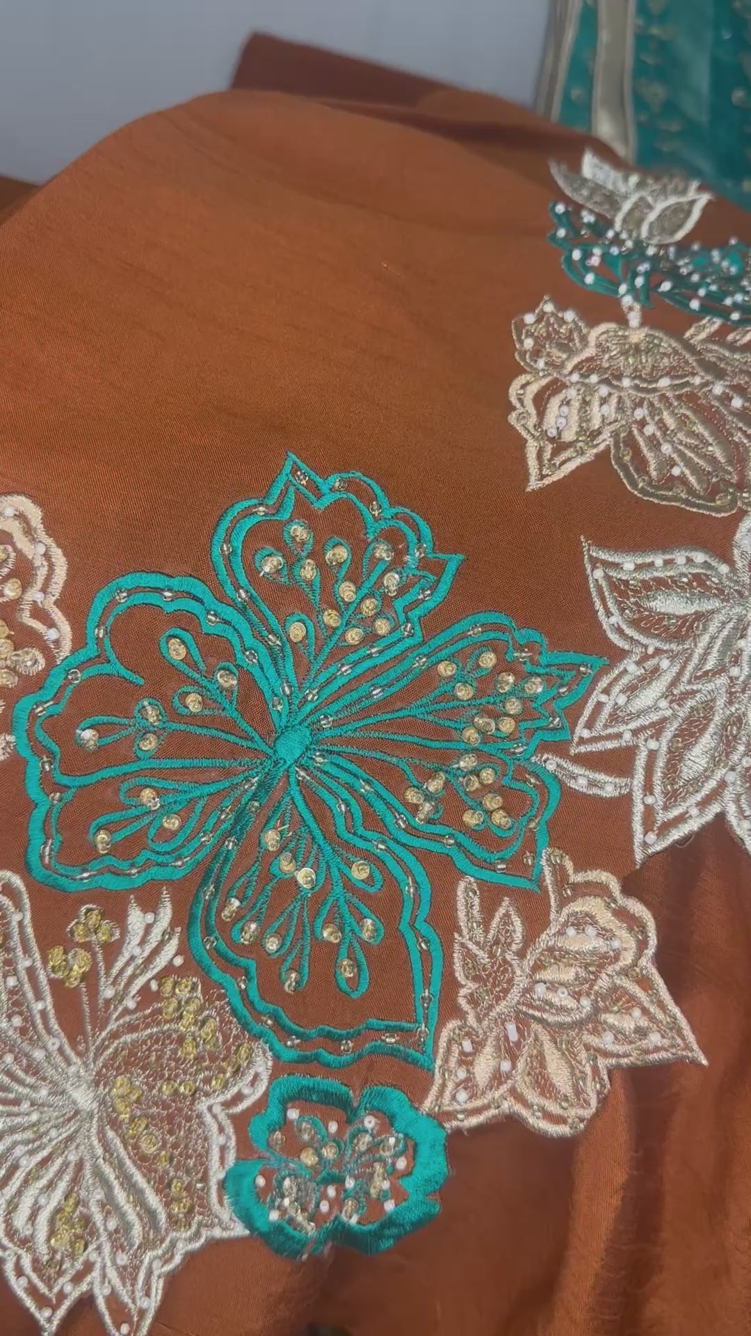 Designer-inspired- 4 pcs hand embellished set