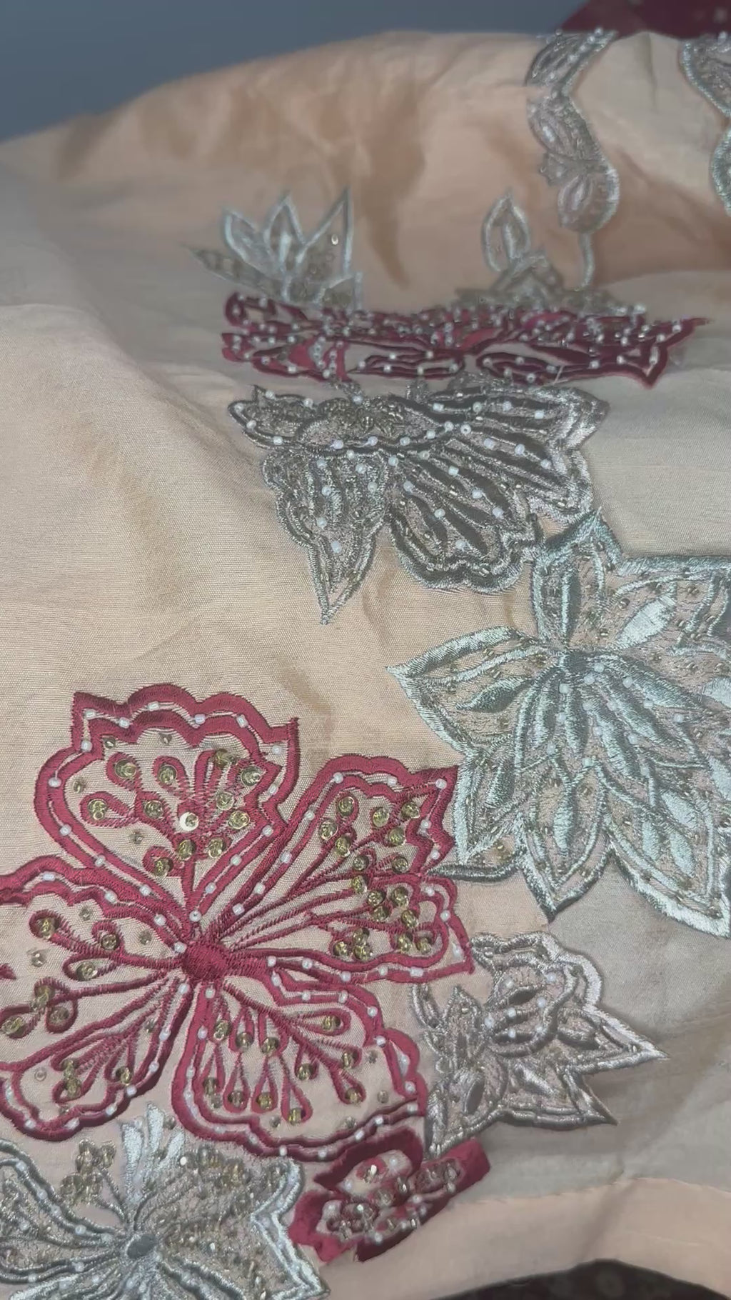 Designer-inspired- 4 pcs hand embellished set